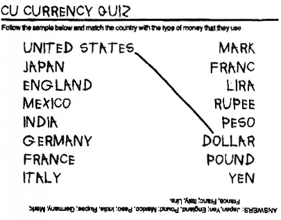 currency quiz